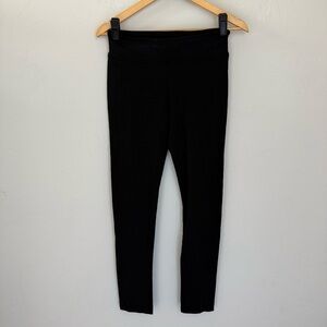 DVF Sweetheart Ponte Slim Fit Pants Classic Black Leggings Diane Von Furstenberg